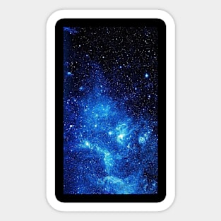 Blue Space Sticker